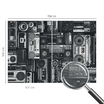 Fototapeta fizelinowa z nadrukiem Retro radio