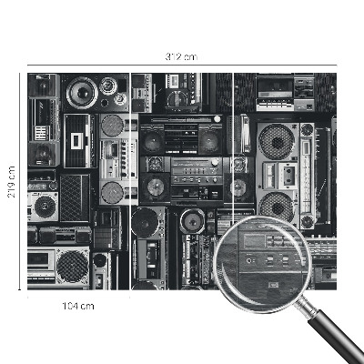 Fototapeta fizelinowa z nadrukiem Retro radio