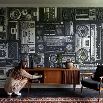 Fototapeta fizelinowa z nadrukiem Retro radio