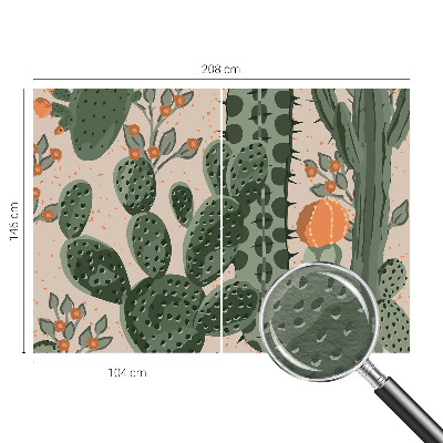 Tapeta fotograficzna Zielone kaktusy