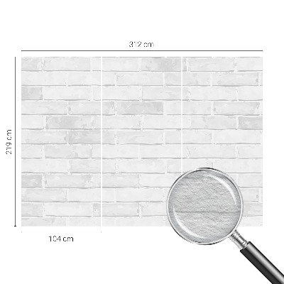 Fototapeta fizelinowa z nadrukiem Ceglana ściana