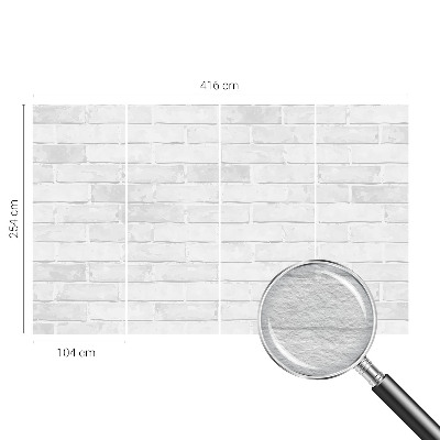 Fototapeta fizelinowa z nadrukiem Ceglana ściana