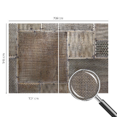 Fototapeta fizelinowa z nadrukiem Metaliczne wzory