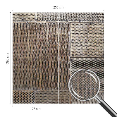 Fototapeta fizelinowa z nadrukiem Metaliczne wzory