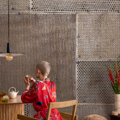 Fototapeta fizelinowa z nadrukiem Metaliczne wzory