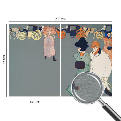 Fototapeta fizelinowa z nadrukiem Powozowe stroje