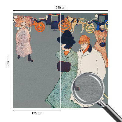 Fototapeta fizelinowa z nadrukiem Powozowe stroje