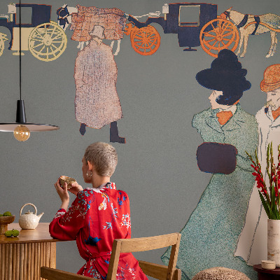 Fototapeta fizelinowa z nadrukiem Powozowe stroje