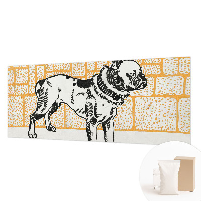 Dekoracyjna fototapeta na ścianę Pies retro