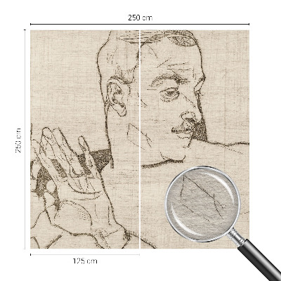 Fototapeta na ścianę z wyrazistą postacią