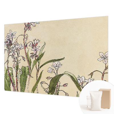 Fototapeta fizelinowa do sypialni Kwiatowa elegancja