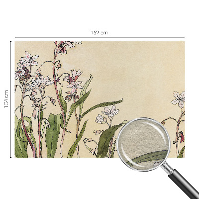 Fototapeta fizelinowa do sypialni Kwiatowa elegancja