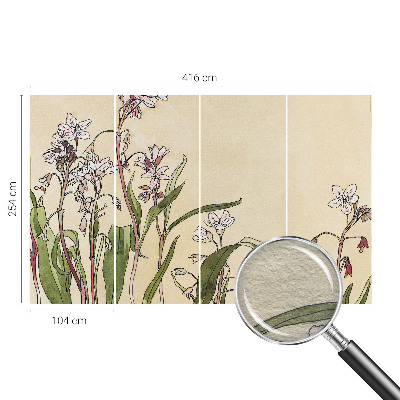 Fototapeta fizelinowa do sypialni Kwiatowa elegancja