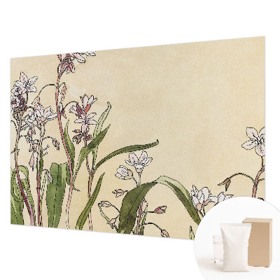 Fototapeta fizelinowa do sypialni Kwiatowa elegancja