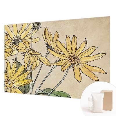 Tapeta fotograficzna Kwiaty akwarela