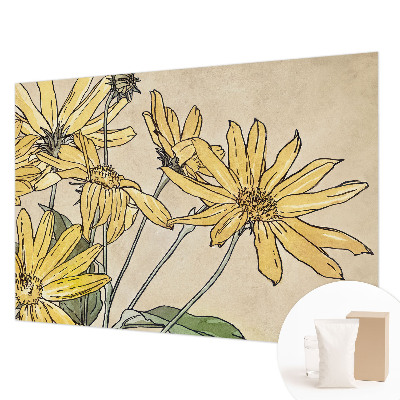 Tapeta fotograficzna Kwiaty akwarela