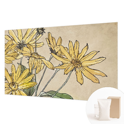 Tapeta fotograficzna Kwiaty akwarela