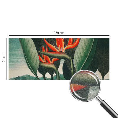 Dekoracyjna fototapeta na ścianę Egzotyczne kwiaty