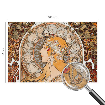 Fototapeta fizelinowa z nadrukiem z motywem zodiakalnej elegancji