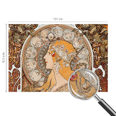Fototapeta fizelinowa z nadrukiem z motywem zodiakalnej elegancji