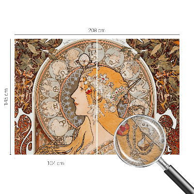 Fototapeta fizelinowa z nadrukiem z motywem zodiakalnej elegancji