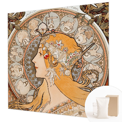 Fototapeta fizelinowa z nadrukiem z motywem zodiakalnej elegancji