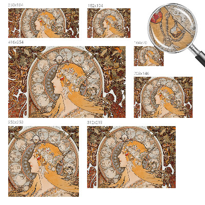 Fototapeta fizelinowa z nadrukiem Zodiakalna elegancja