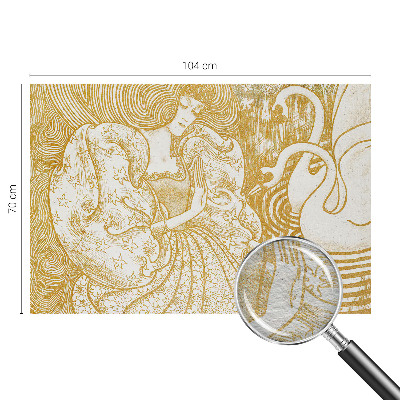 Fototapeta fizelinowa do sypialni Kobieca elegancja