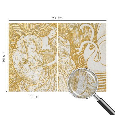 Fototapeta fizelinowa do sypialni Kobieca elegancja