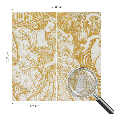 Fototapeta fizelinowa do sypialni Kobieca elegancja