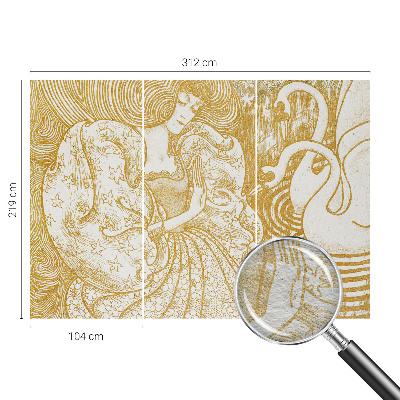 Fototapeta fizelinowa do sypialni Kobieca elegancja