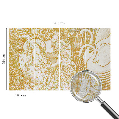 Fototapeta fizelinowa do sypialni Kobieca elegancja