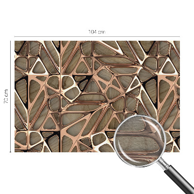 Dekoracyjna fototapeta na ścianę z geometrycznym wzorem