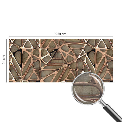 Dekoracyjna fototapeta na ścianę z geometrycznym wzorem