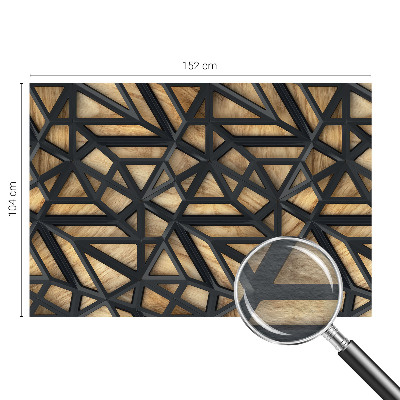 Fototapeta fizelinowa z nadrukiem w geometryczny wzór