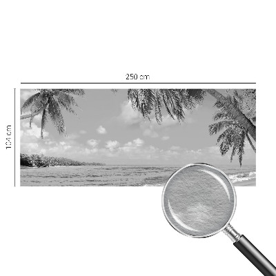 Fototapeta fizelinowa z nadrukiem z motywem tropikalnego raju