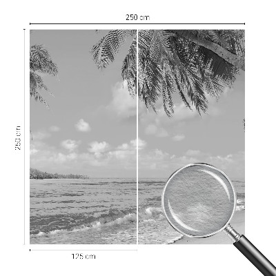 Fototapeta fizelinowa z nadrukiem Fototapeta fizelinowa z nadrukiem Tropikalny raj