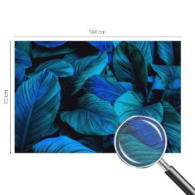 Fototapeta na ścianę Niebieskie liście