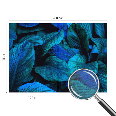 Fototapeta na ścianę Niebieskie liście