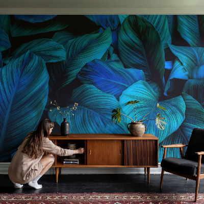 Fototapeta na ścianę Niebieskie liście