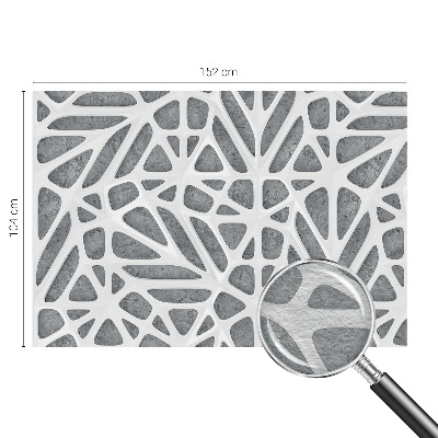 Fototapeta fizelinowa z nadrukiem z motywem geometrycznej sieci