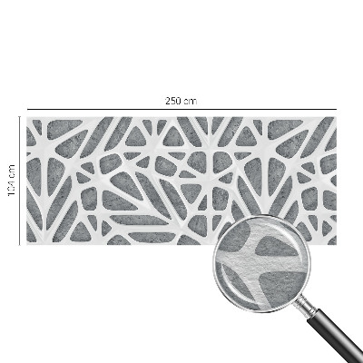 Fototapeta fizelinowa z nadrukiem z motywem geometrycznej sieci