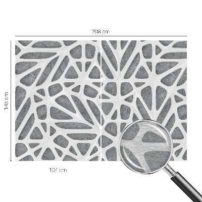 Fototapeta fizelinowa z nadrukiem z motywem geometrycznej sieci