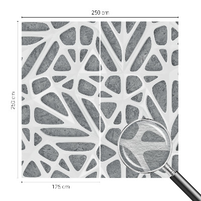 Fototapeta fizelinowa z nadrukiem Geometryczna sieć