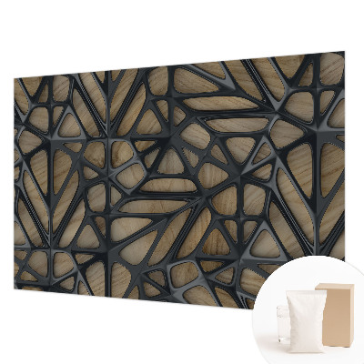 Tapeta fotograficzna fizelinowa Drewniana sieć