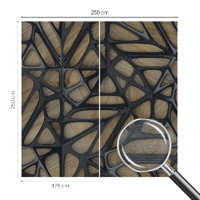 Tapeta fotograficzna fizelinowa Drewniana sieć