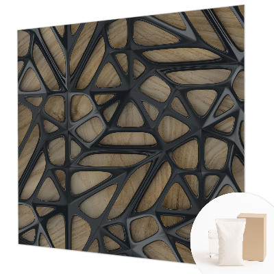 Tapeta fotograficzna fizelinowa Drewniana sieć