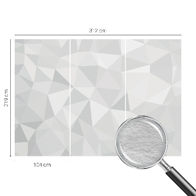 Fototapeta fizelinowa do sypialni Trójkątna mozaika