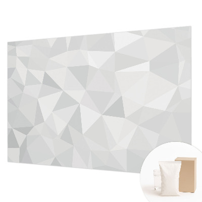 Fototapeta fizelinowa do sypialni z motywem trójkątnej mozaiki