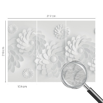 Nowoczesna fototapeta do salonu Kwiatowa elegancja